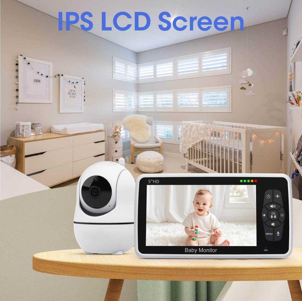 Babystar remote PTZ camera offers pan-tilt-zoom for full room coverage
