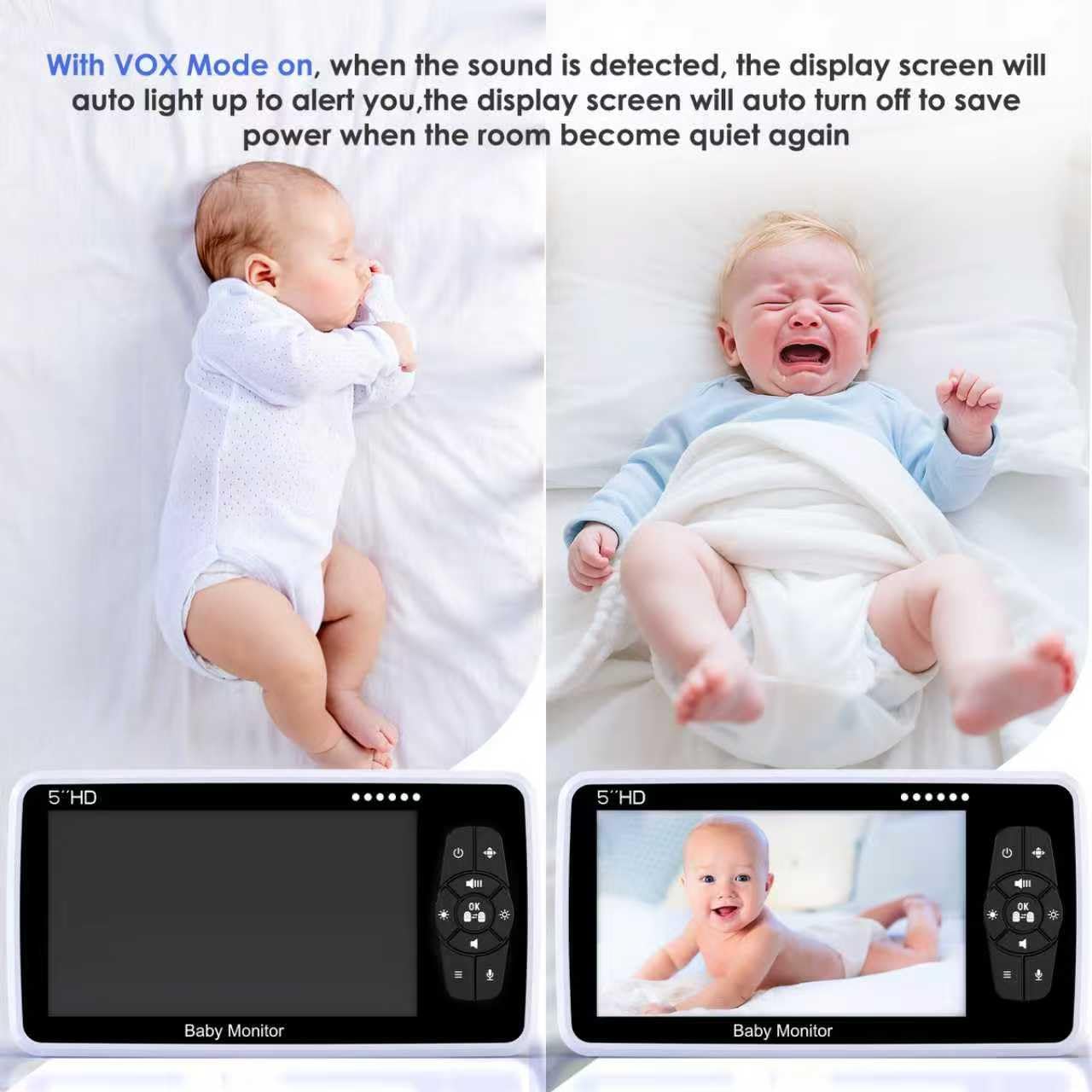 Babystar two-way audio and lullabies soothe baby from another room