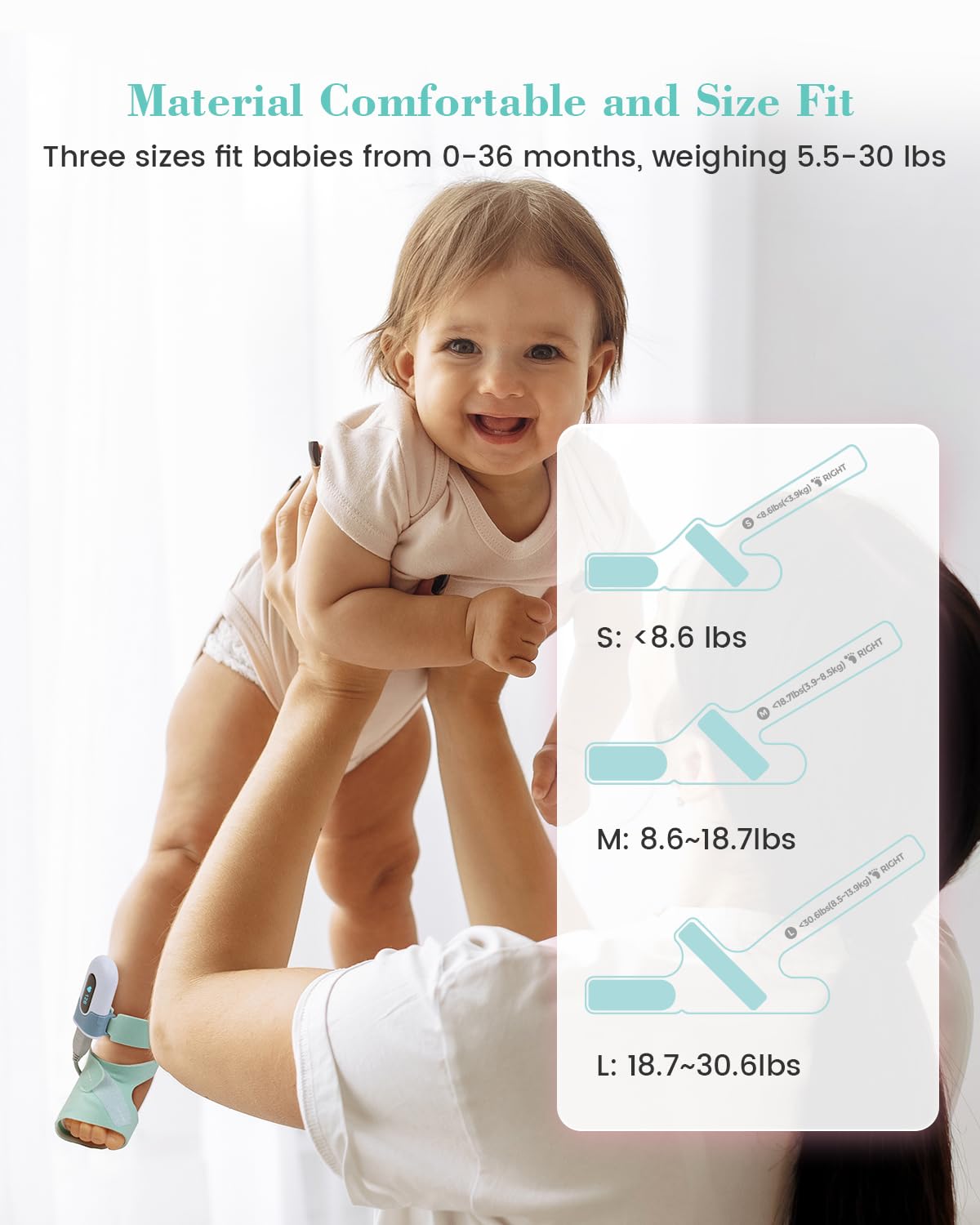Babytone reports export as PDF or CSV for sharing.