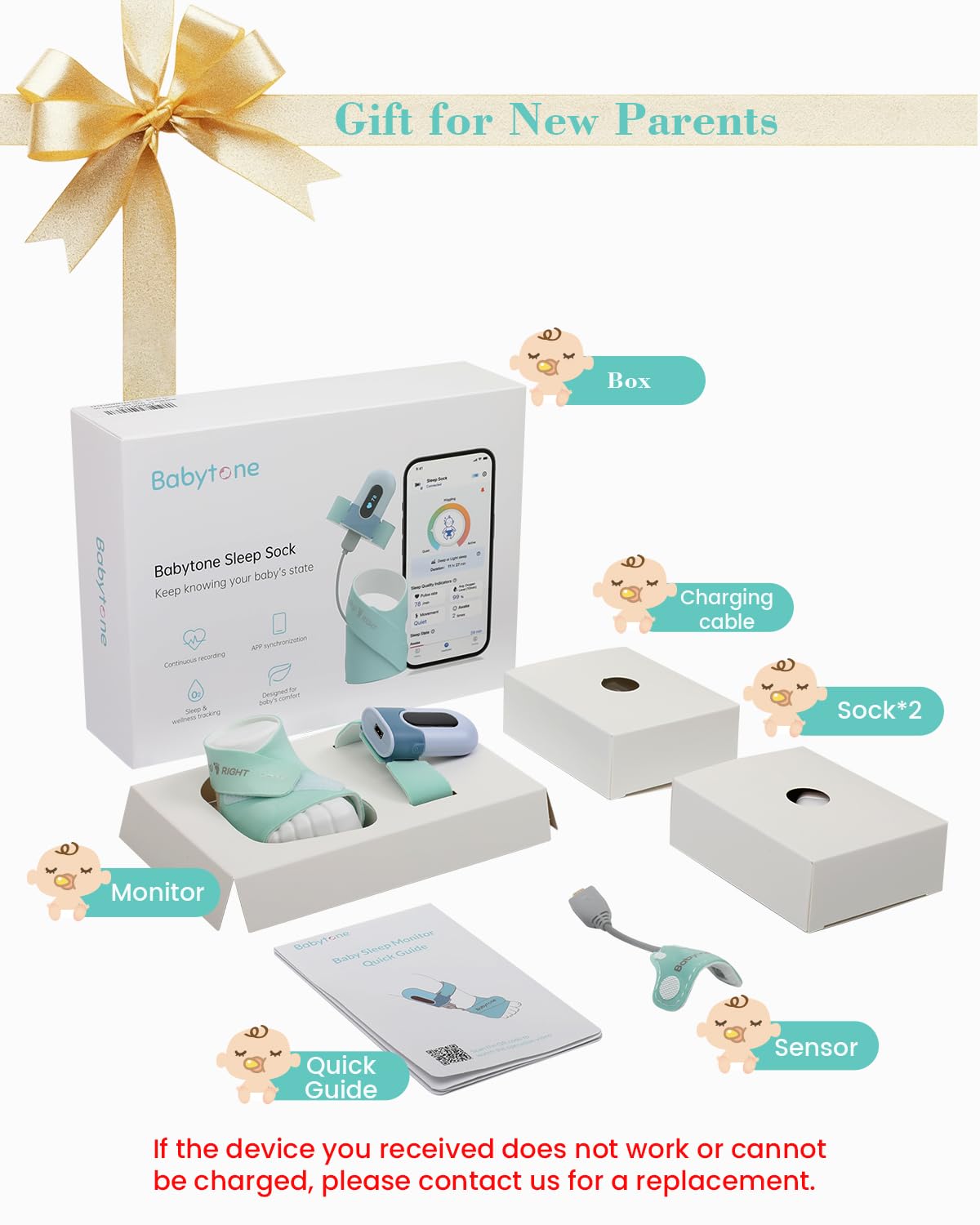Babytone no-wifi Bluetooth setup supports flexible monitoring.