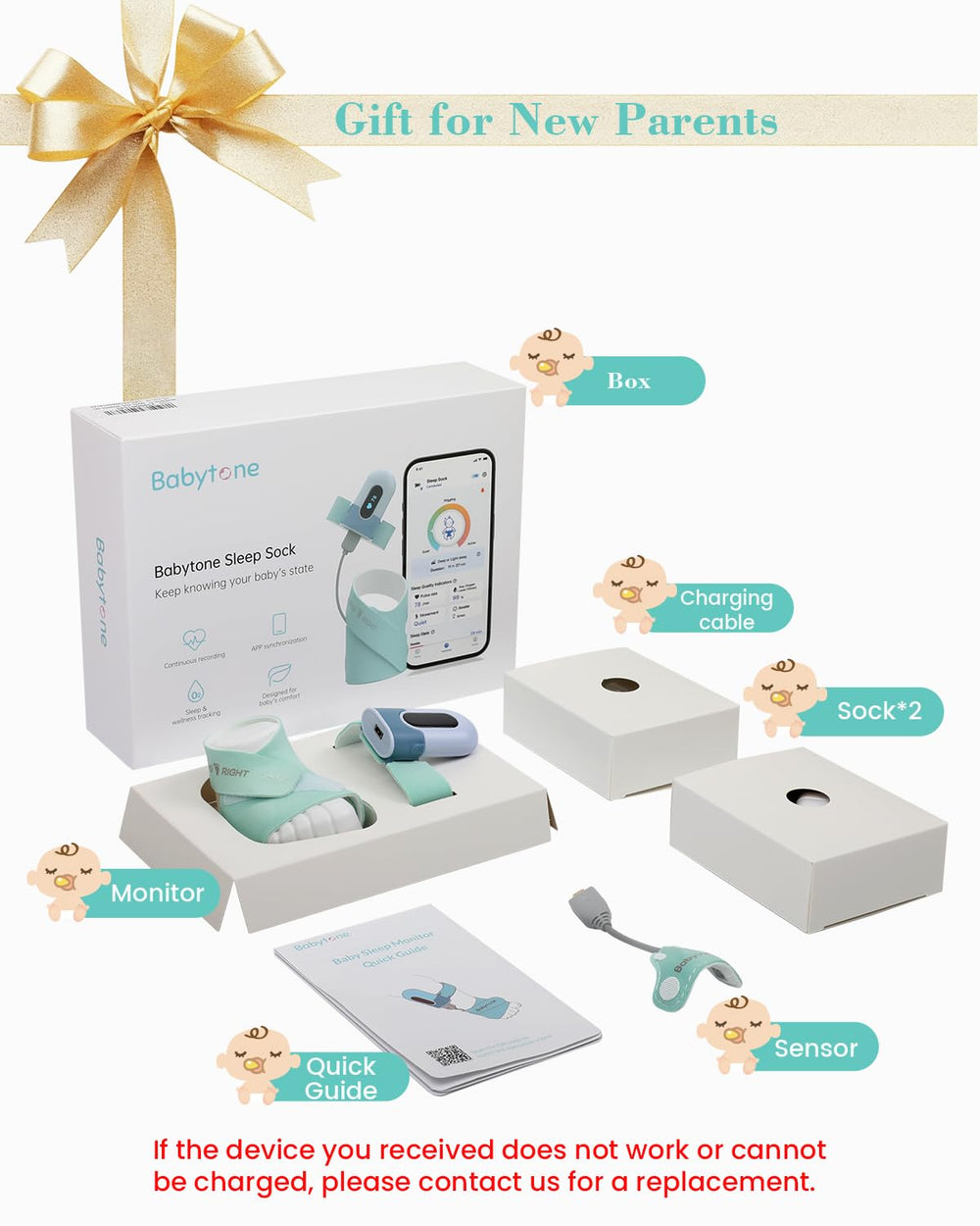 Babytone no-wifi Bluetooth setup supports flexible monitoring.