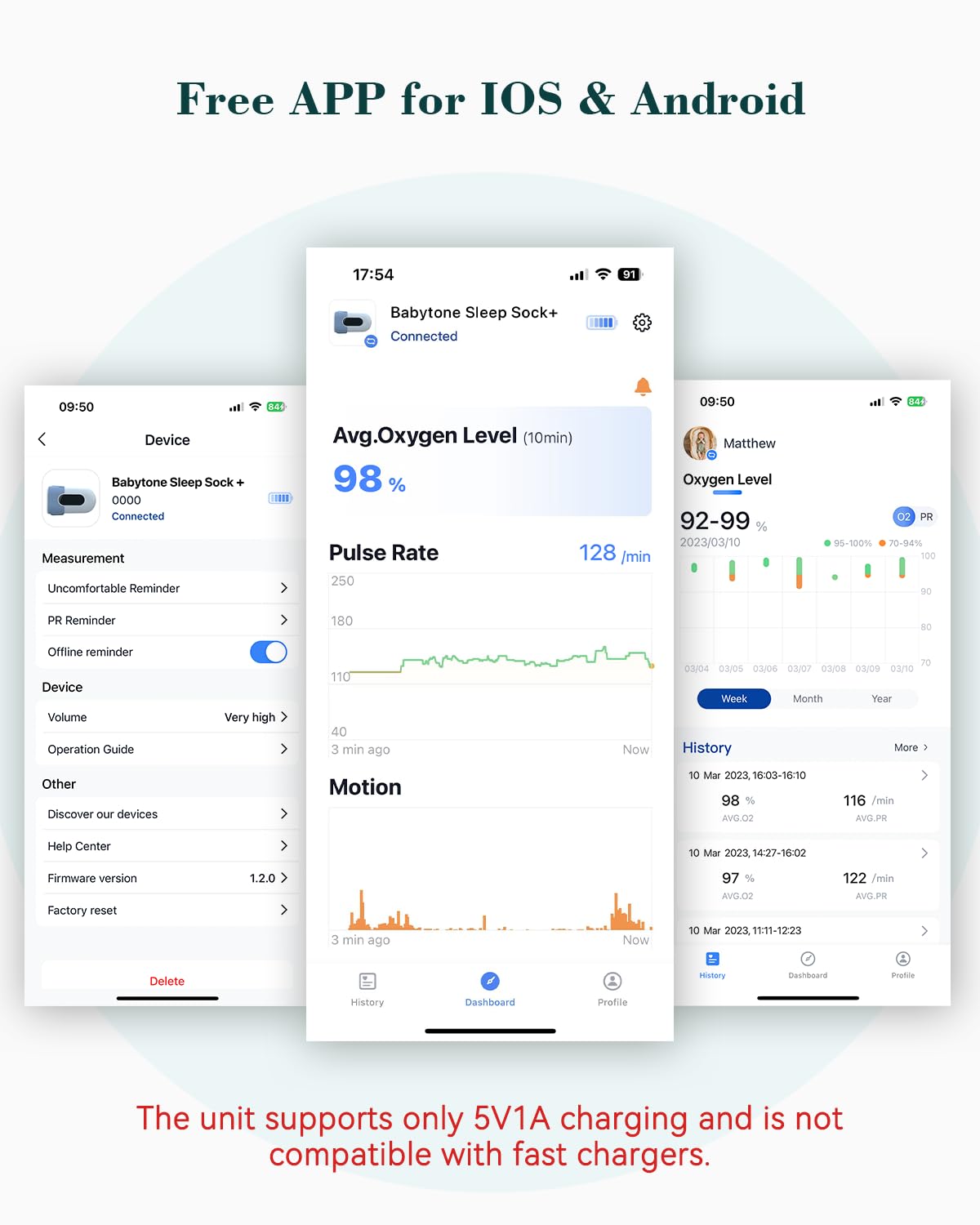 Babytone sleep record PDF/CSV sharing to discuss baby sleep with family.
