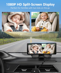 Babyvue BV3 PRO 7.2-inch HD display shows clear, real-time images.