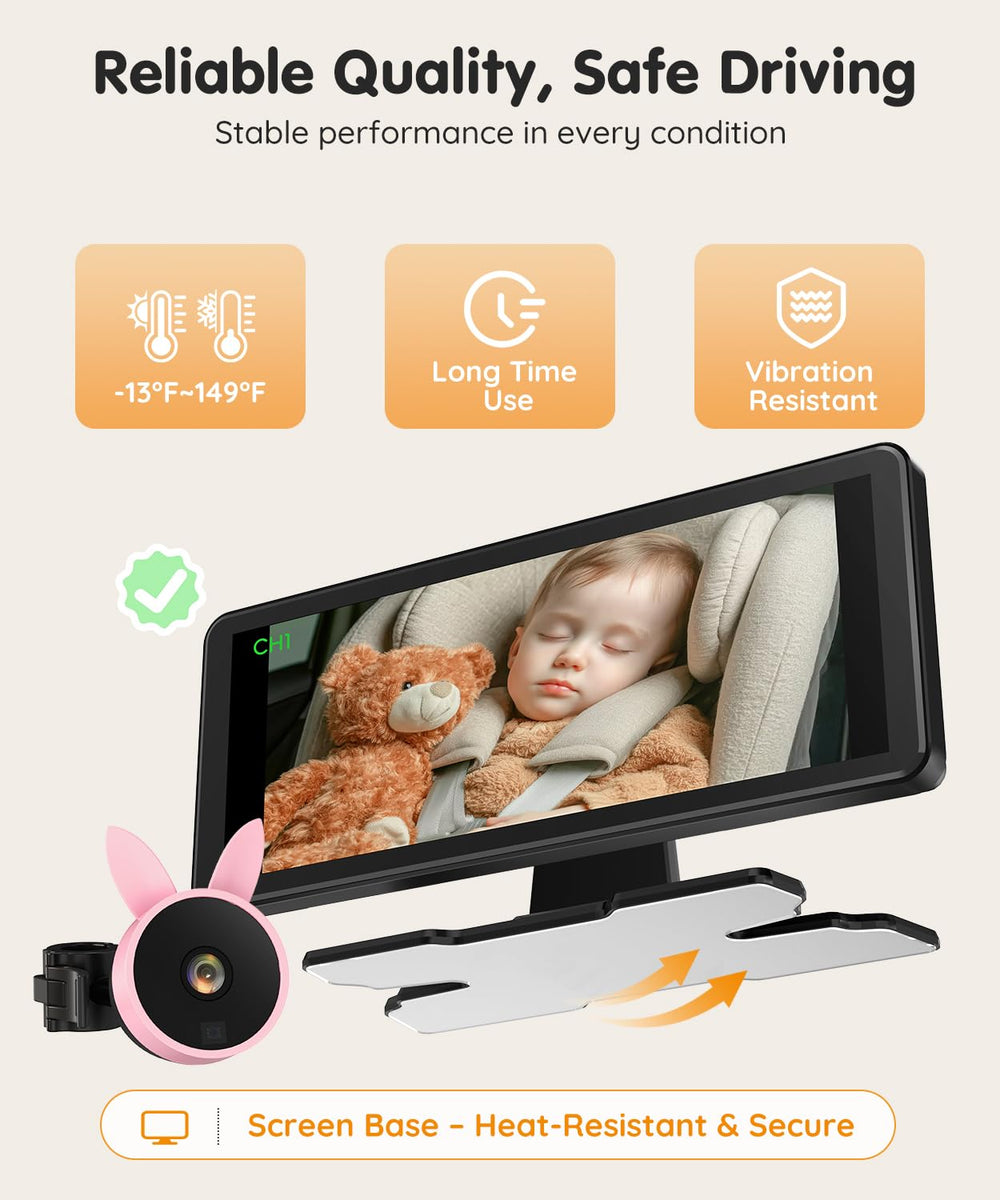Babyvue BV3PRO 18-month warranty with US-based support for confidence.