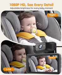 Babyvue BV5 infrared night vision for gentle dark-room monitoring