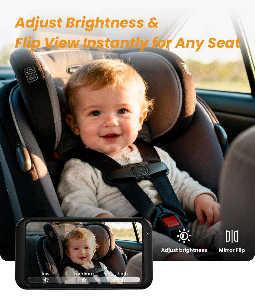 Babyvue cute camera design helps calm baby during travel