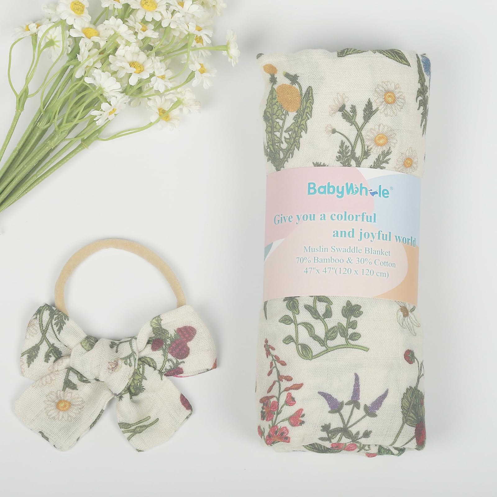 BabyWhale swaddle blanket with durable stitching after multiple washes.