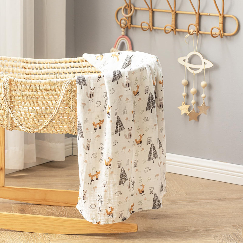 BabyWhale swaddle blanket can be used as a stroller cover