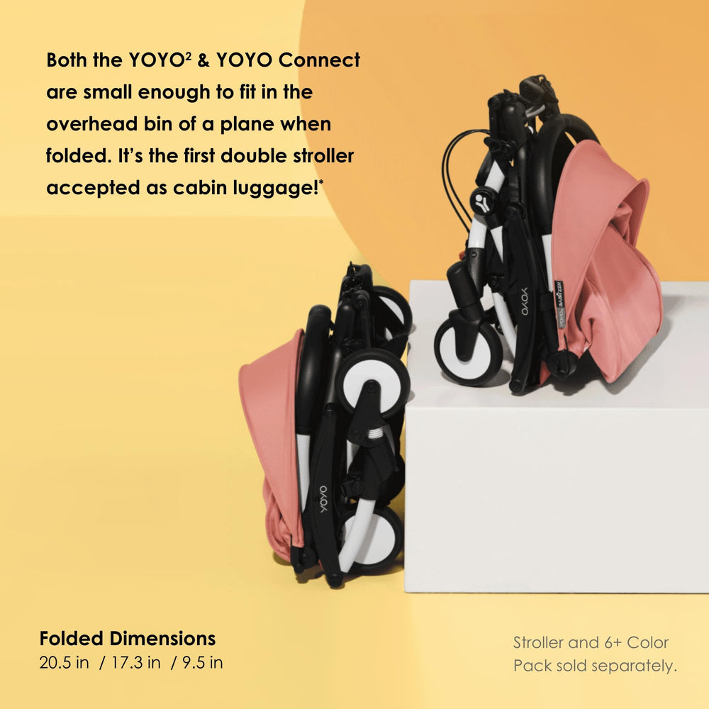 Babyzen YOYO Connect canopy detail offers sun protection