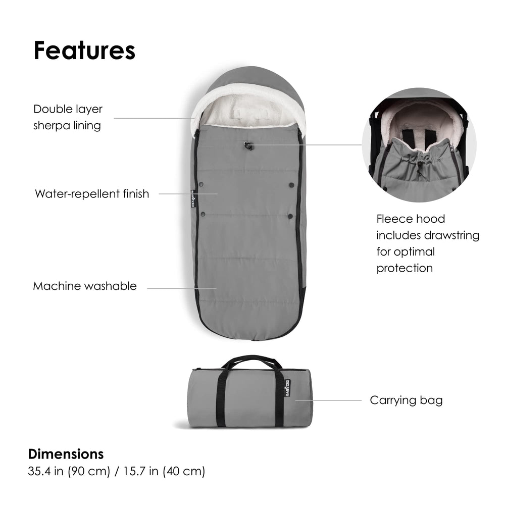 Babyzen YOYO Footmuff carrying bag included for easy storage