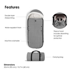 Babyzen YOYO Footmuff carrying bag included for easy storage