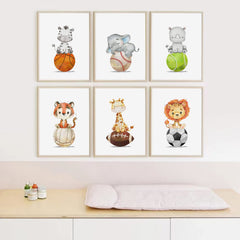 Baccone Baby Boy Wall Art Gallery Wall aids cohesive decor and collection style.