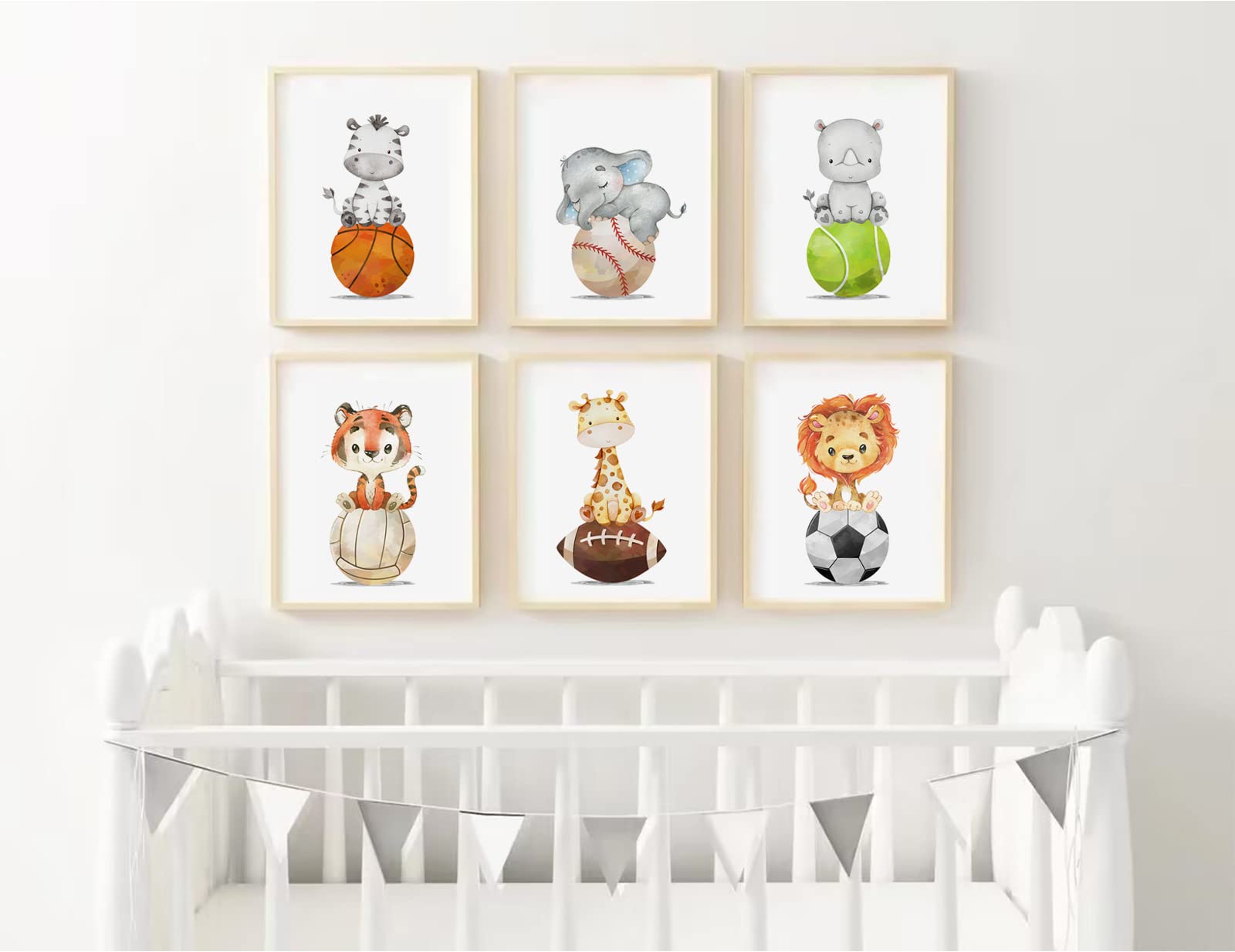 Baccone Baby Boy Wall Art Sports Theme adds energetic accents for playful rooms.