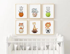 Baccone Baby Boy Wall Art Sports Theme adds energetic accents for playful rooms.