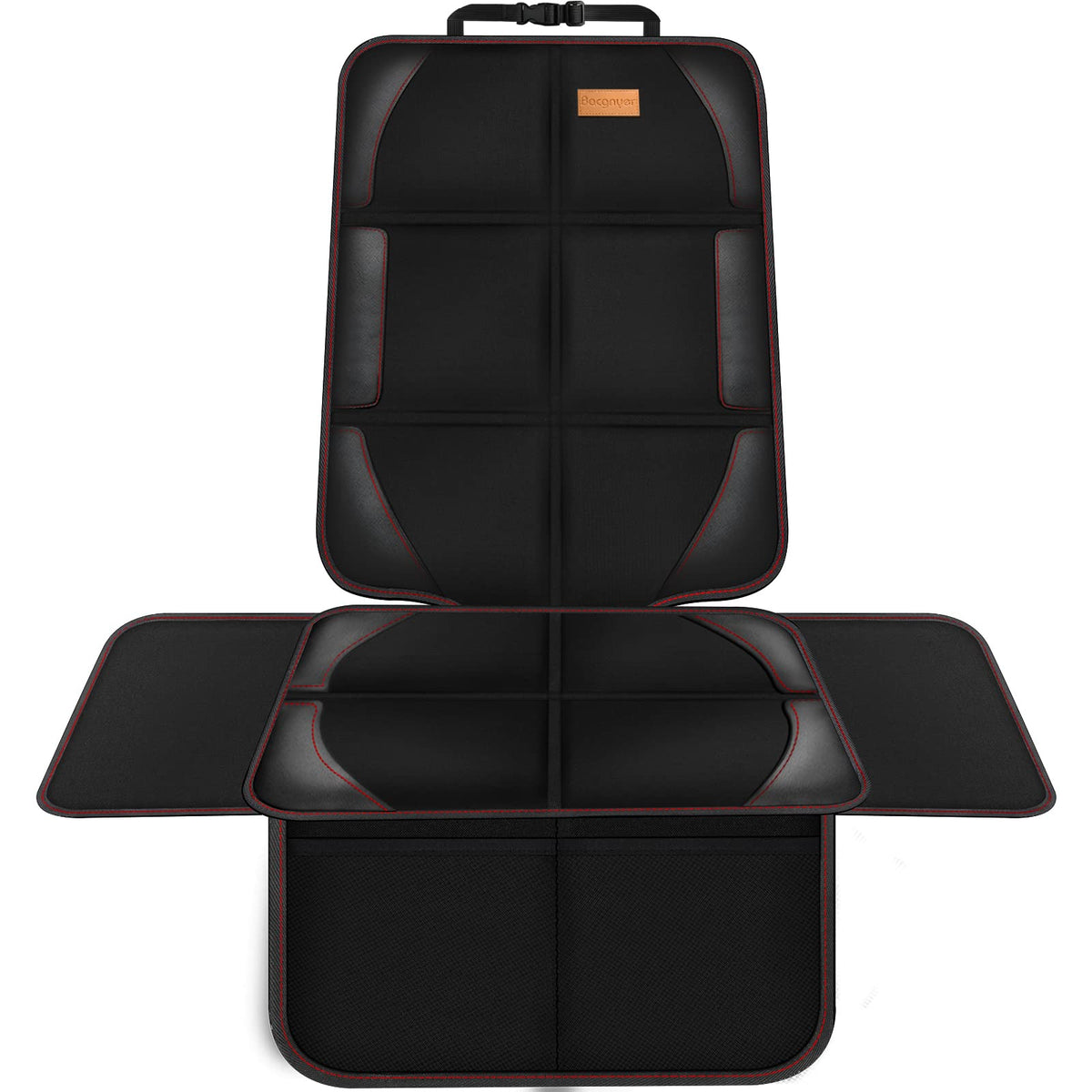 Bacgnyer car seat protector front-seat padding shields leather seats from spills and wear.