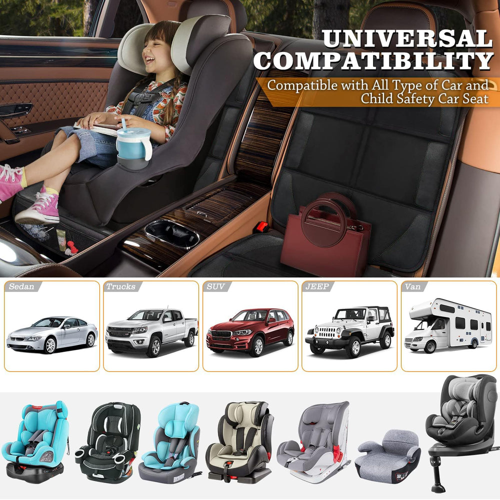 Bacgnyer adjustable safety straps secure cover to headrests