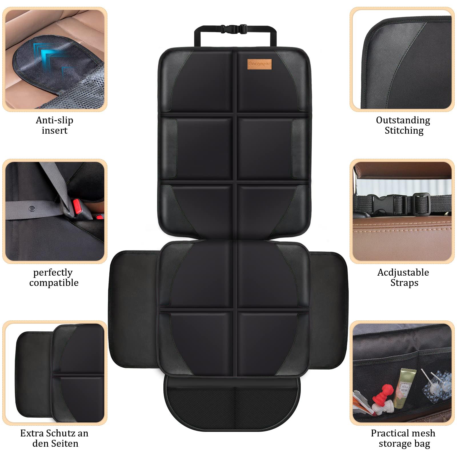 Bacgnyer thick 600D fabric withstands dirt and wear