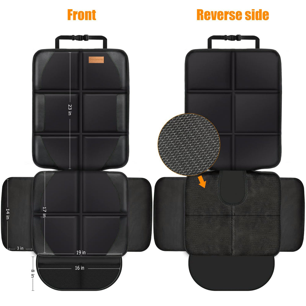 Bacgnyer waterproof layer protects leather seats from spills