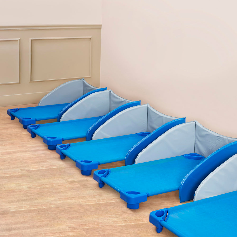Back2School Express NapNest in-use during nap time supports personal space.
