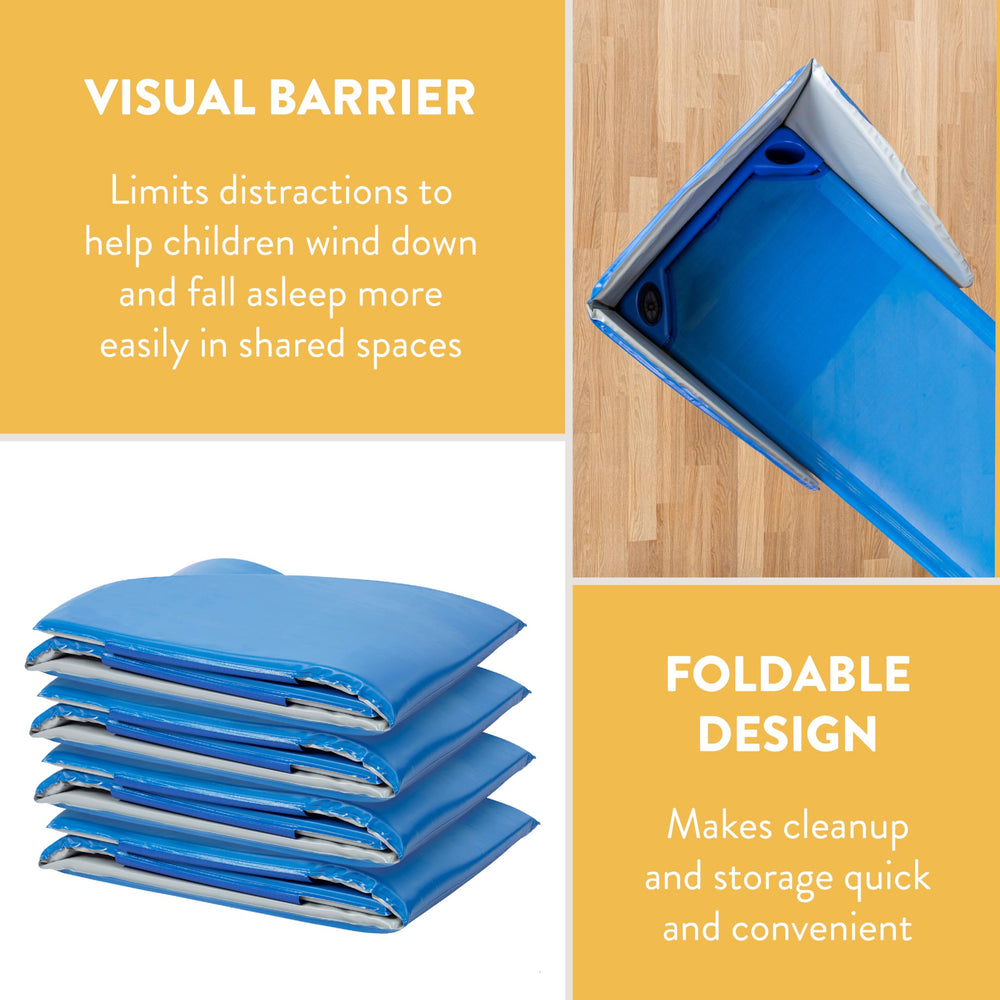 Back2School Express NapNest tear-resistant vinyl cleans easily with soap and water.