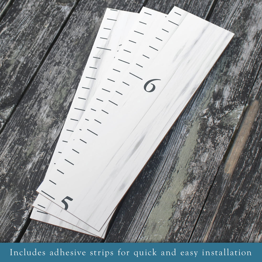 Back40Life BMK growth chart side view showing slim profile for wall mounting