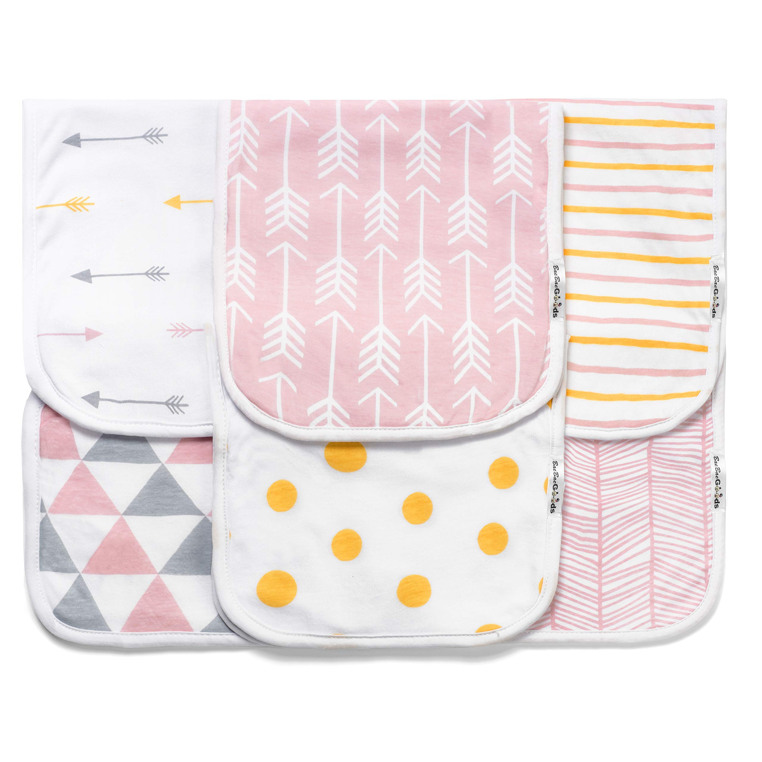 BaeBae Goods burp cloths absorbency in action for mess cleanup