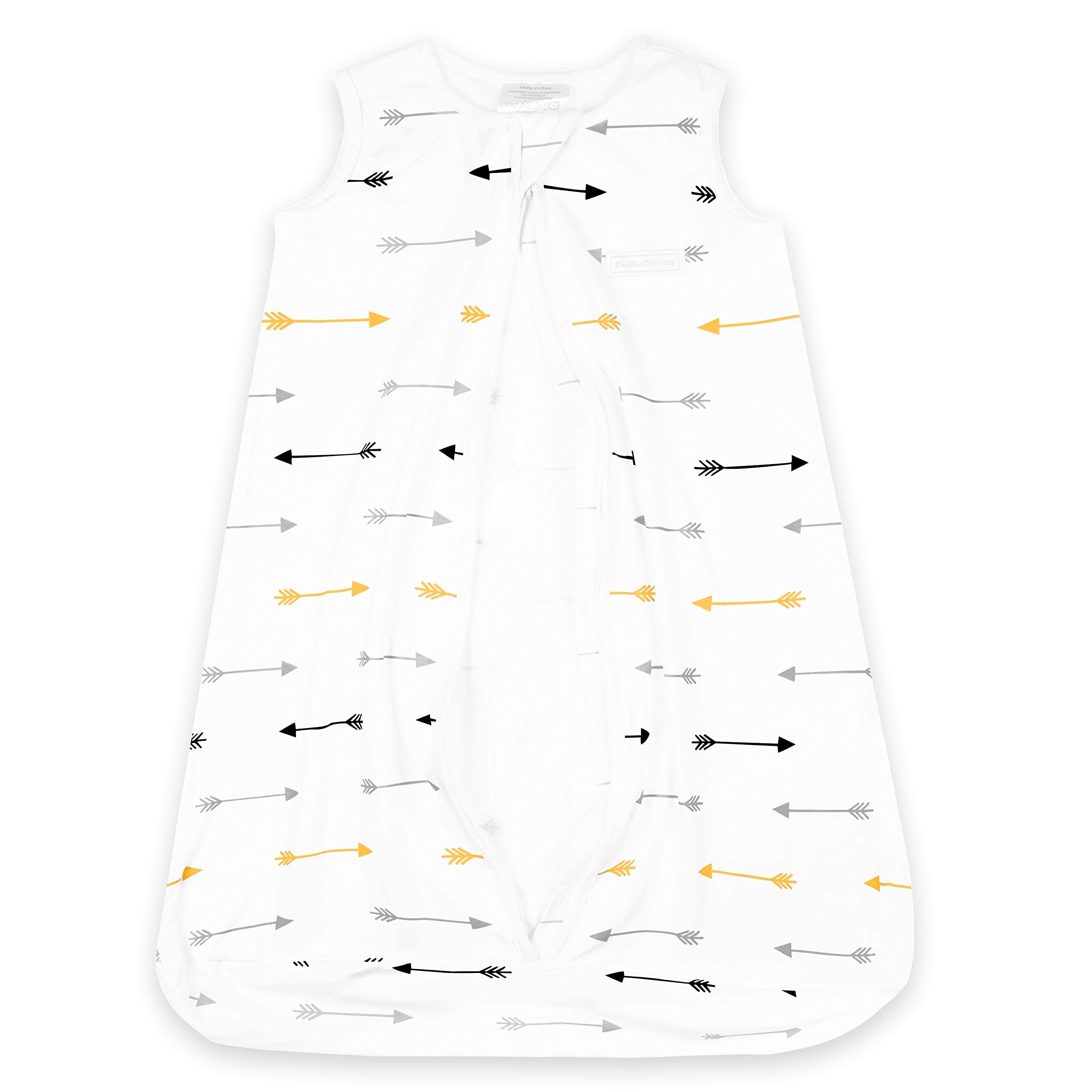 BaeBae Goods cotton wearable blanket closeup shows soft, snug texture for naps.