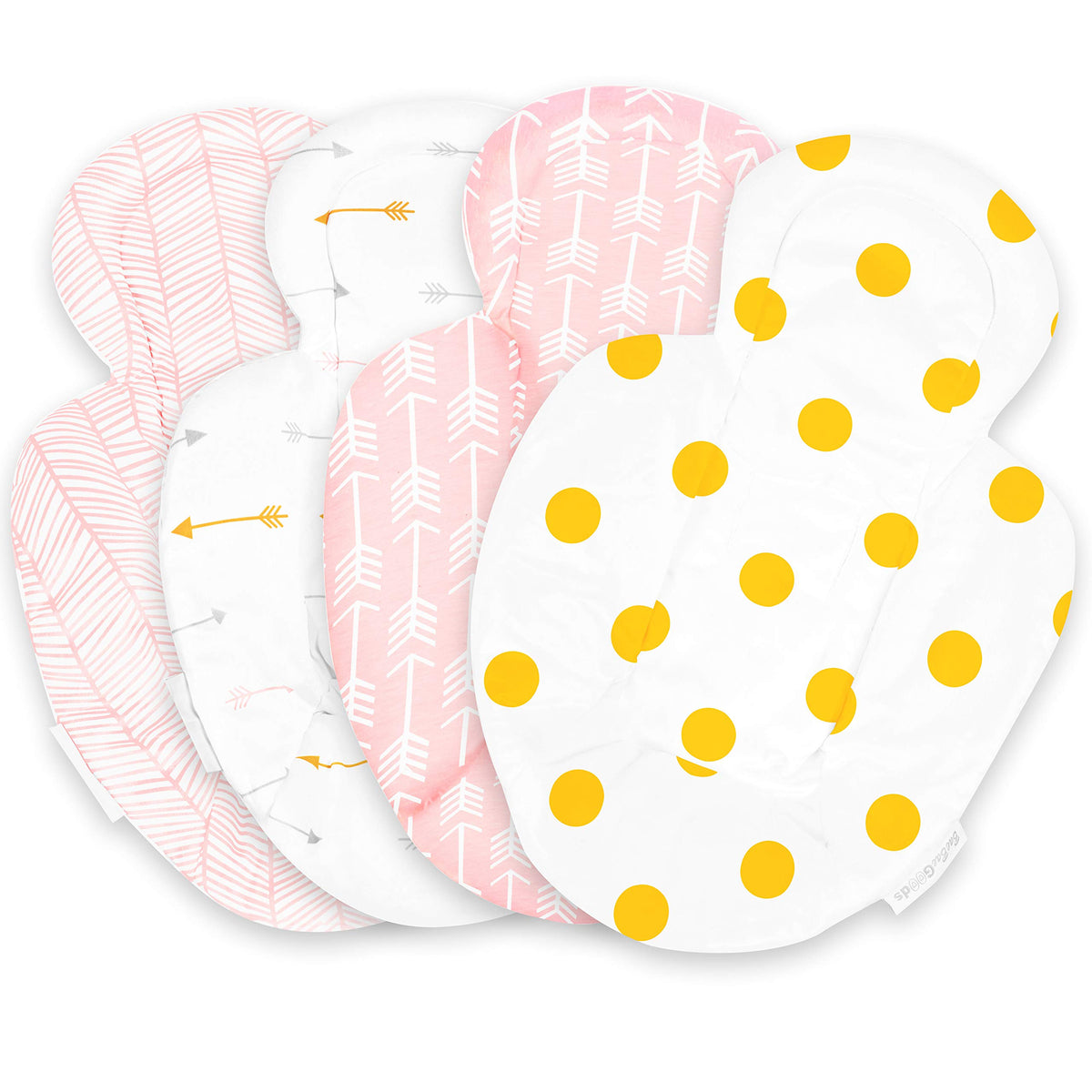 Baebae Goods infant insert for Mamaroo and Rockaroo provides cushioned comfort on the go.