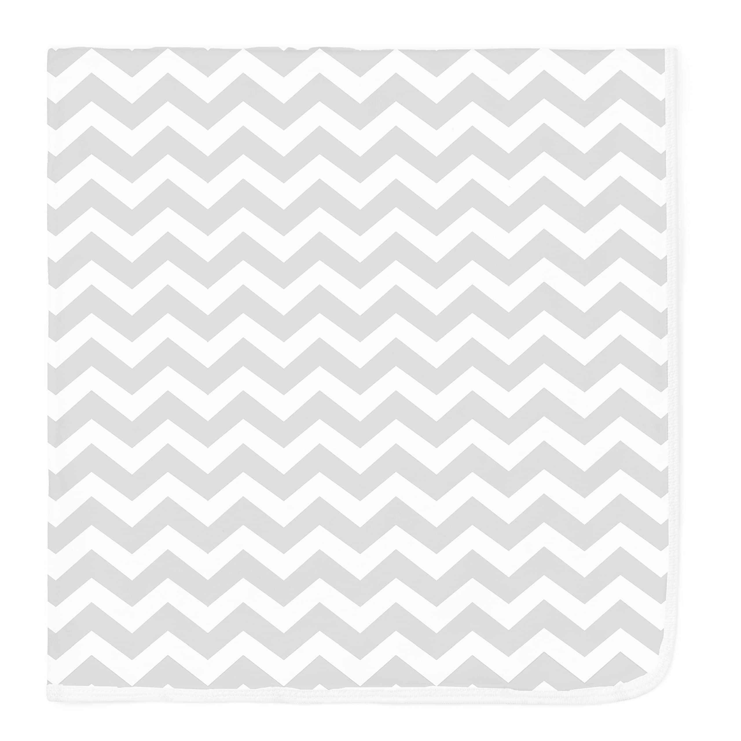 BaeBae Goods unisex grey-white design fits any nursery.