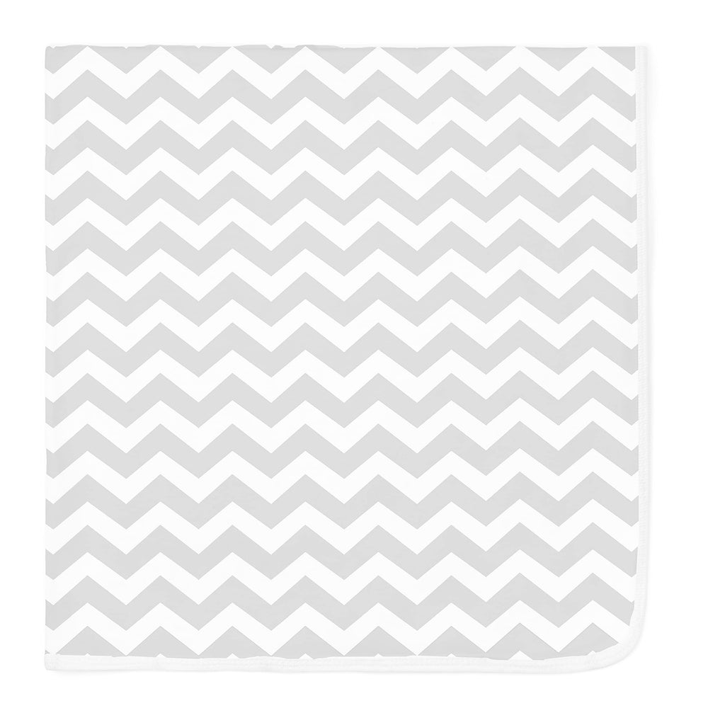 BaeBae Goods unisex grey-white design fits any nursery.