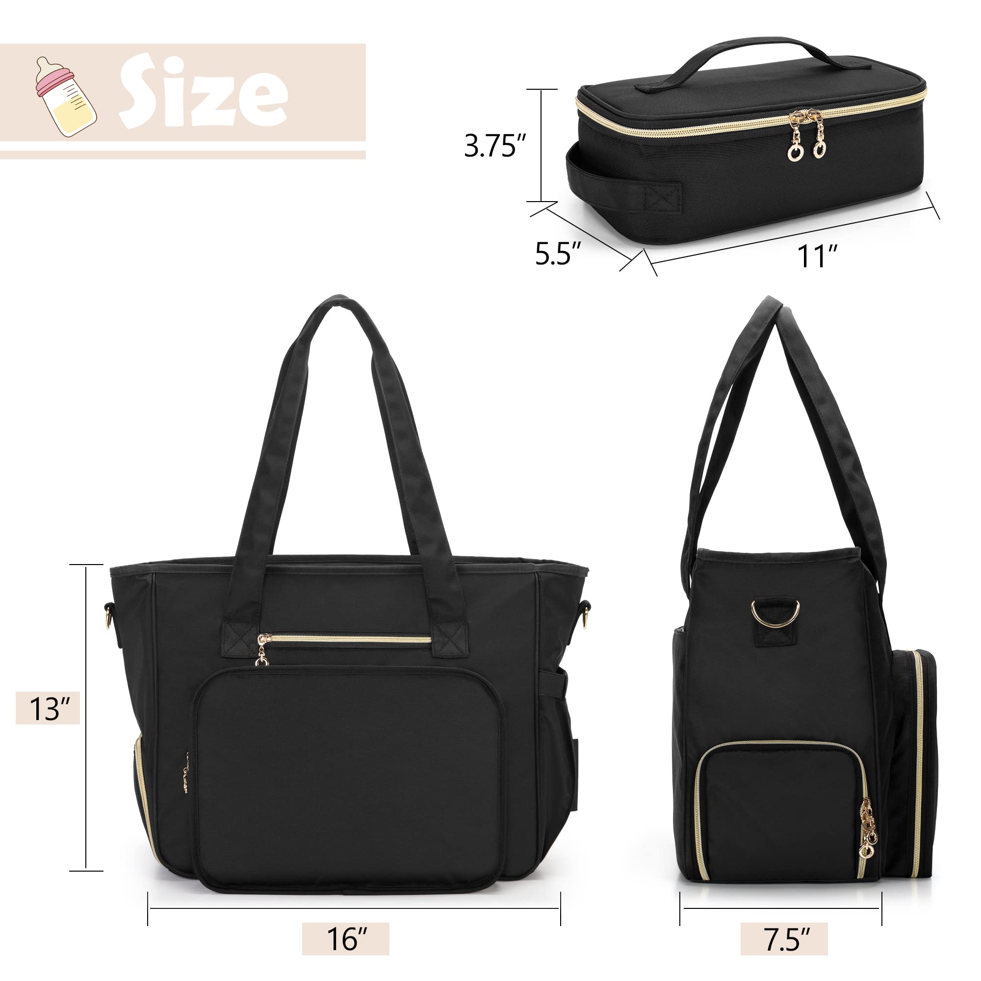 BAFASO bag interior mesh pocket keeps accessories organized