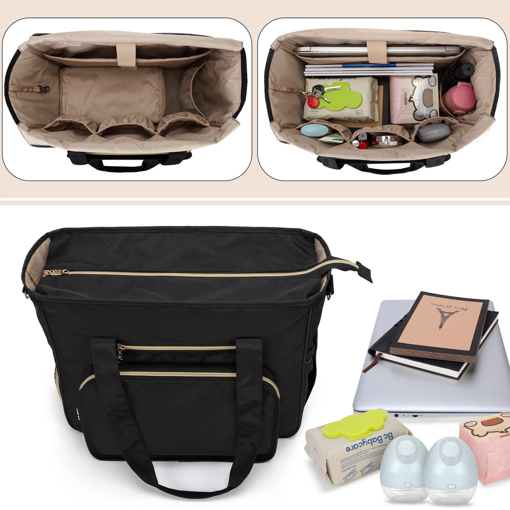 BAFASO bag features a 15.6 inch laptop sleeve for commuting