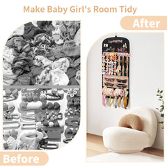 Bagmoly mesh bag storage keeps small items neatly together.