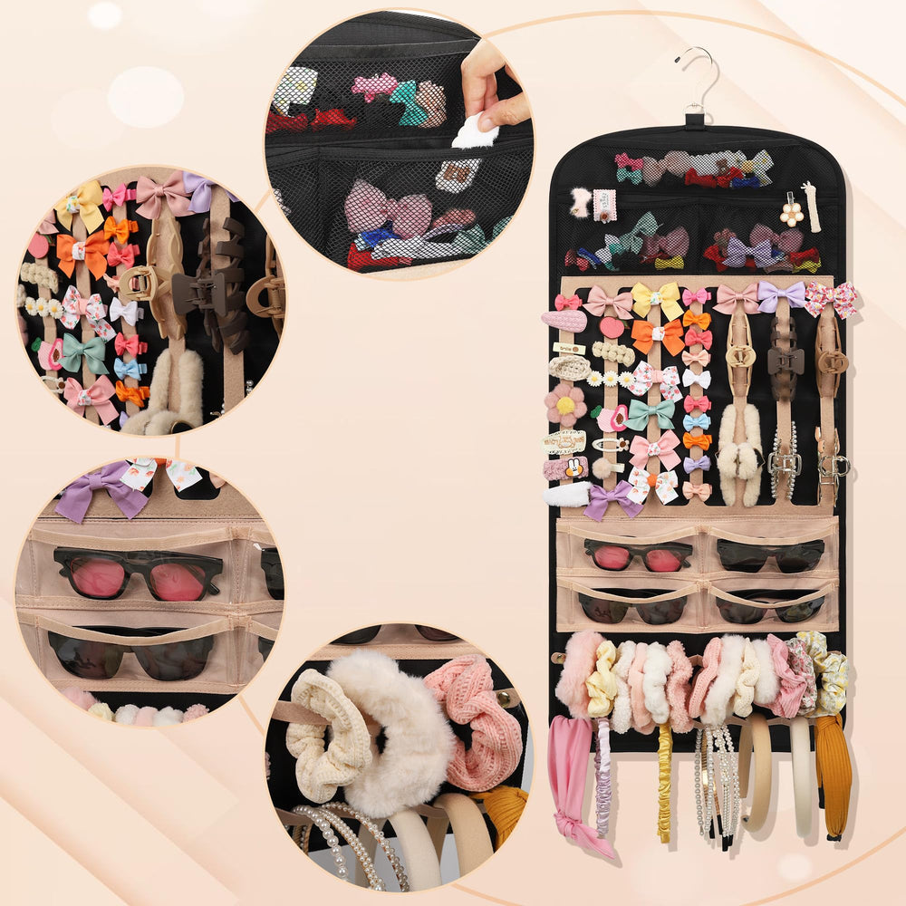 Bagmoly two-layer glasses organizer protects eyewear while keeping it accessible.