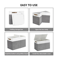 Bagnizer collapsible design folds flat for compact storage