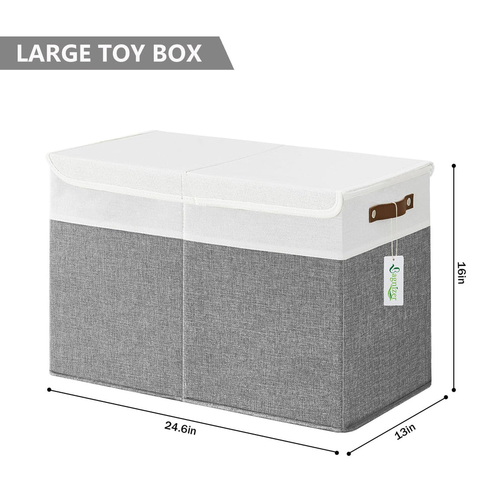 Bagnizer lid-closed toy storage box for dust-free storage