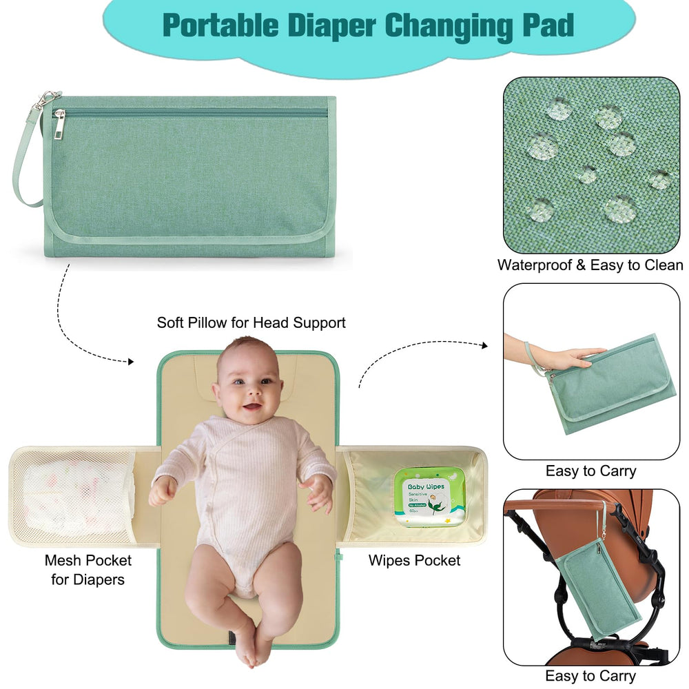 BAGPARKK diaper bag backpack USB port port for on-the-go charging