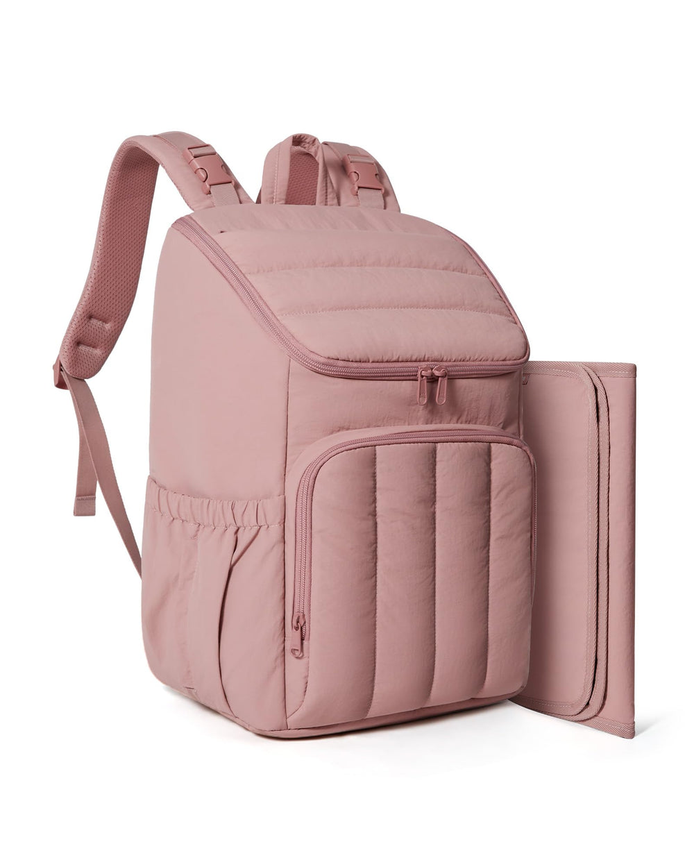 BAGSMART diaper backpack wide opening for quick access on the go