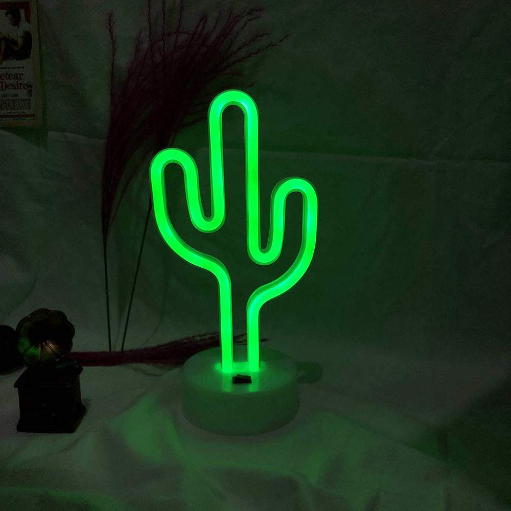 Bailey ABS plastic neon light for versatile home decor