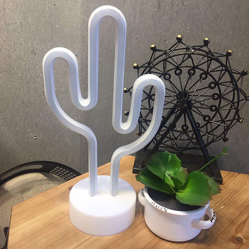 Bailey neon is USB and battery operated for flexible indoor use