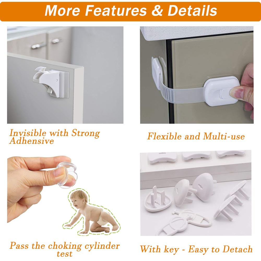Baitiny L-corner guards reinforce protection on right-angled furniture edges.