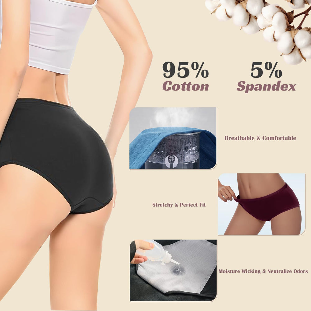 BAJISA underwear fabric shown as quick-dry for all-day comfort