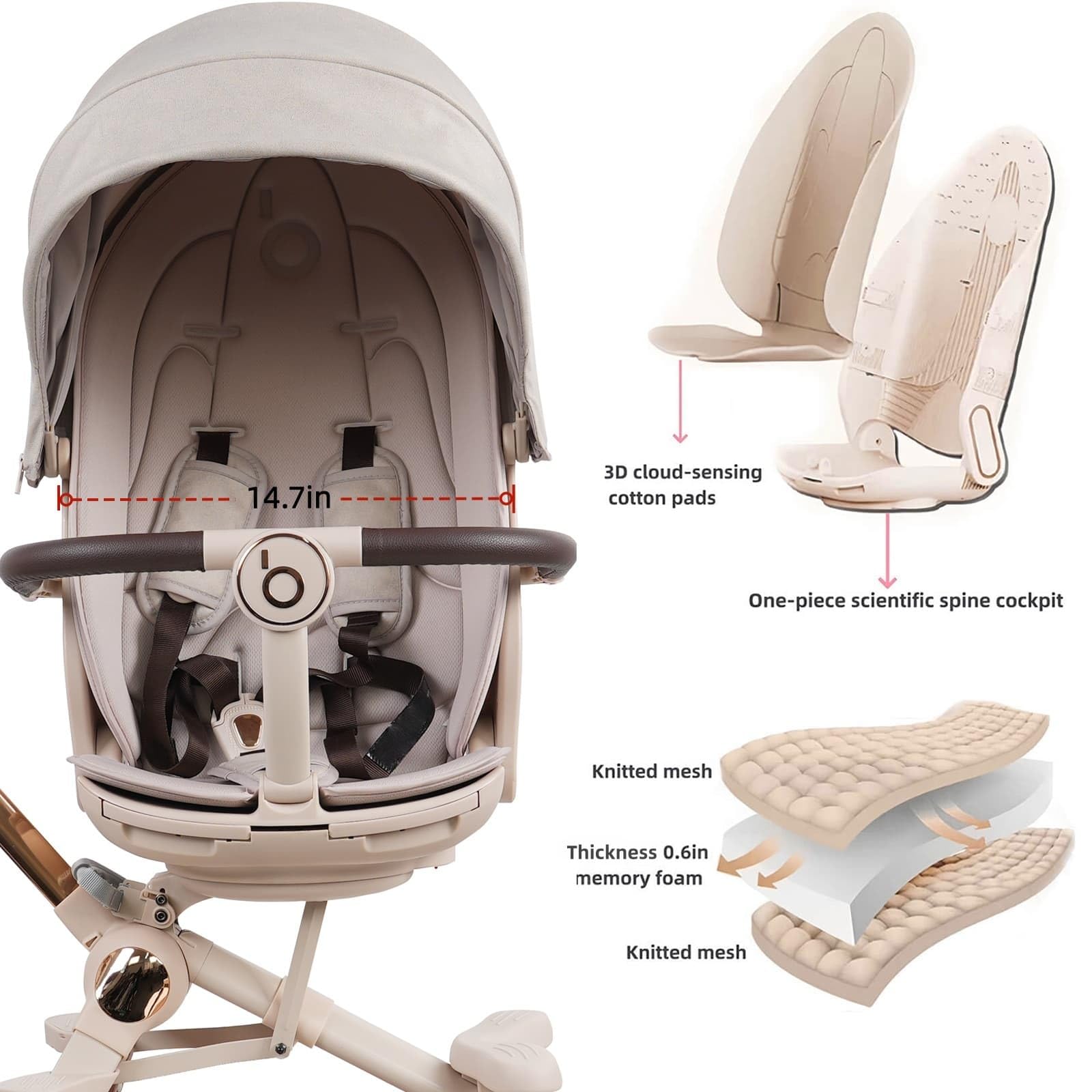 BAKISU aluminum-frame construction emphasizes durability and lightweight feel.