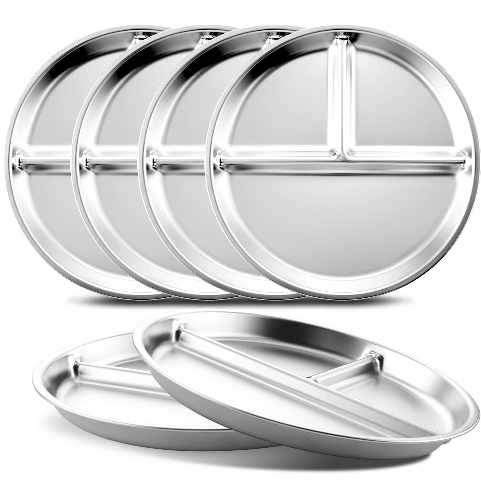 Bakpoco 3-section divided plate for kids promotes balanced meals