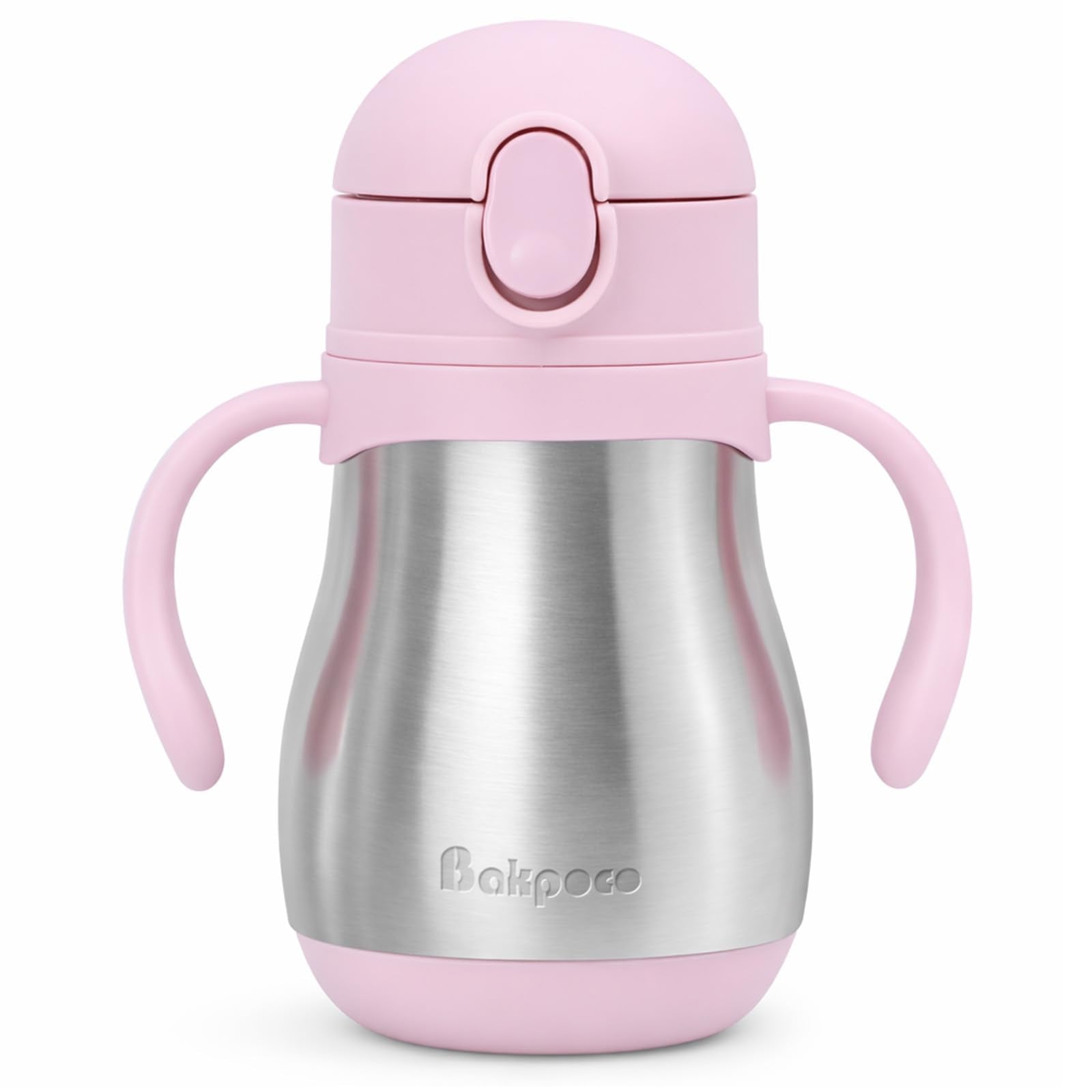 Bakpoco sippy cup with leakproof cap designed for travel and on-the-go use