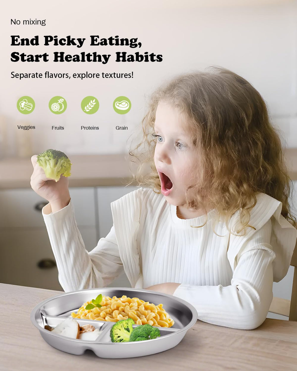 Bakpoco BPA-free, lead-free surface keeps meals pure and mess-free.