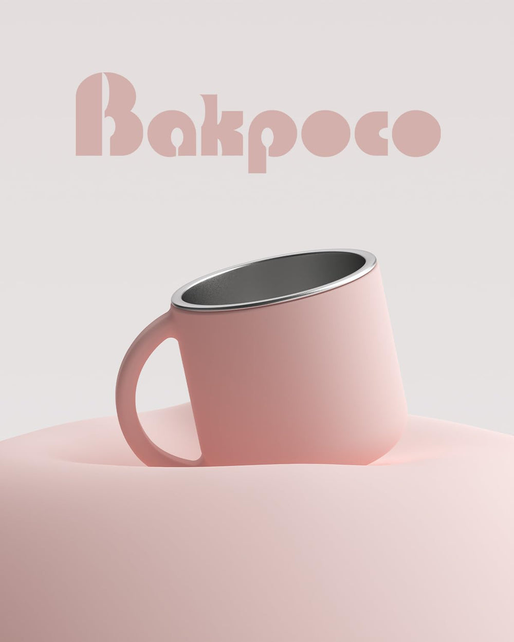 Bakpoco built-in sip measurements display 80 ml / 120 ml / 160 ml for tracking daily intake.