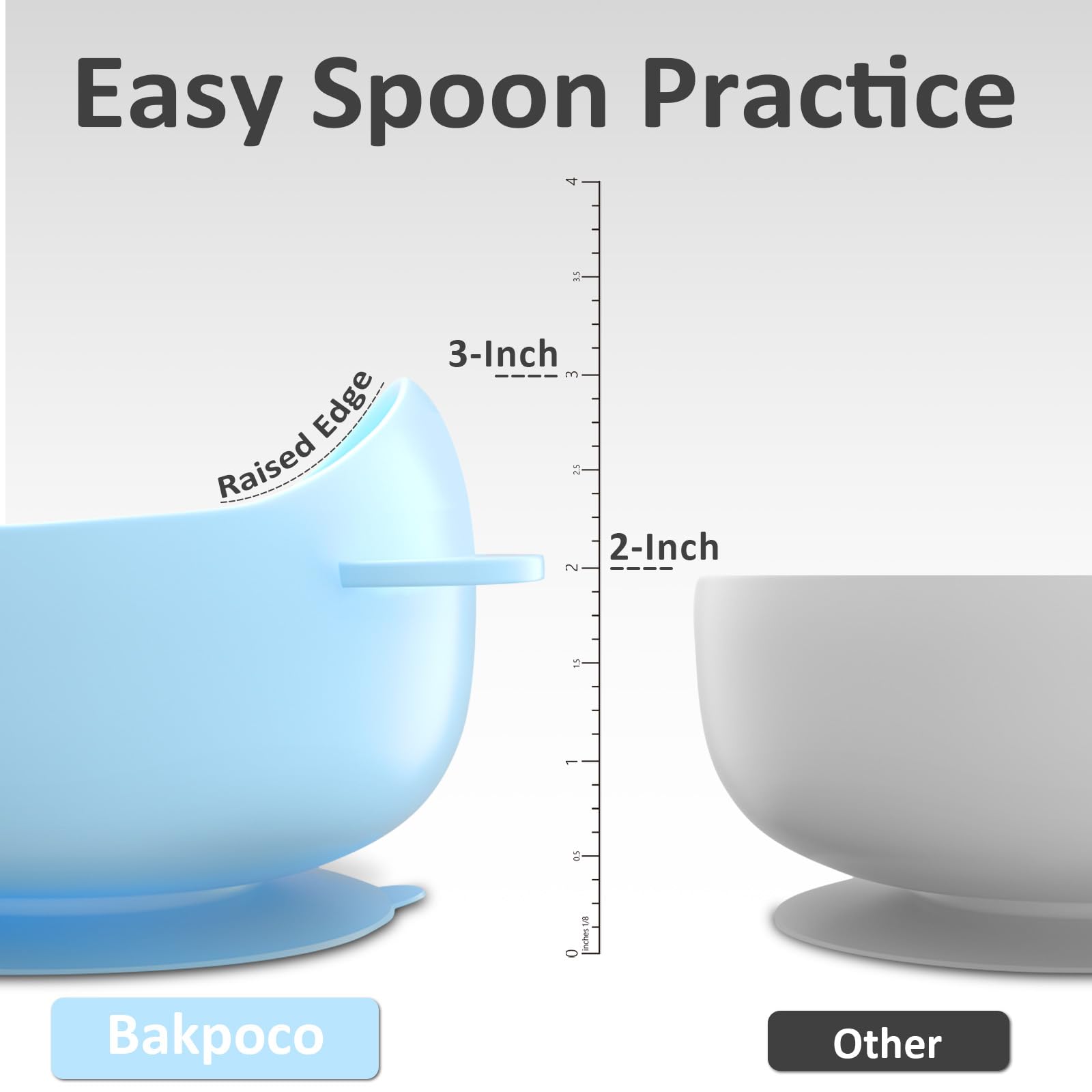 Bakpoco detachable feeding set offers flexible meal options.