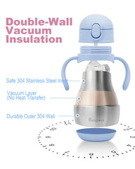 Bakpoco durable stainless body resists scratches and odors.