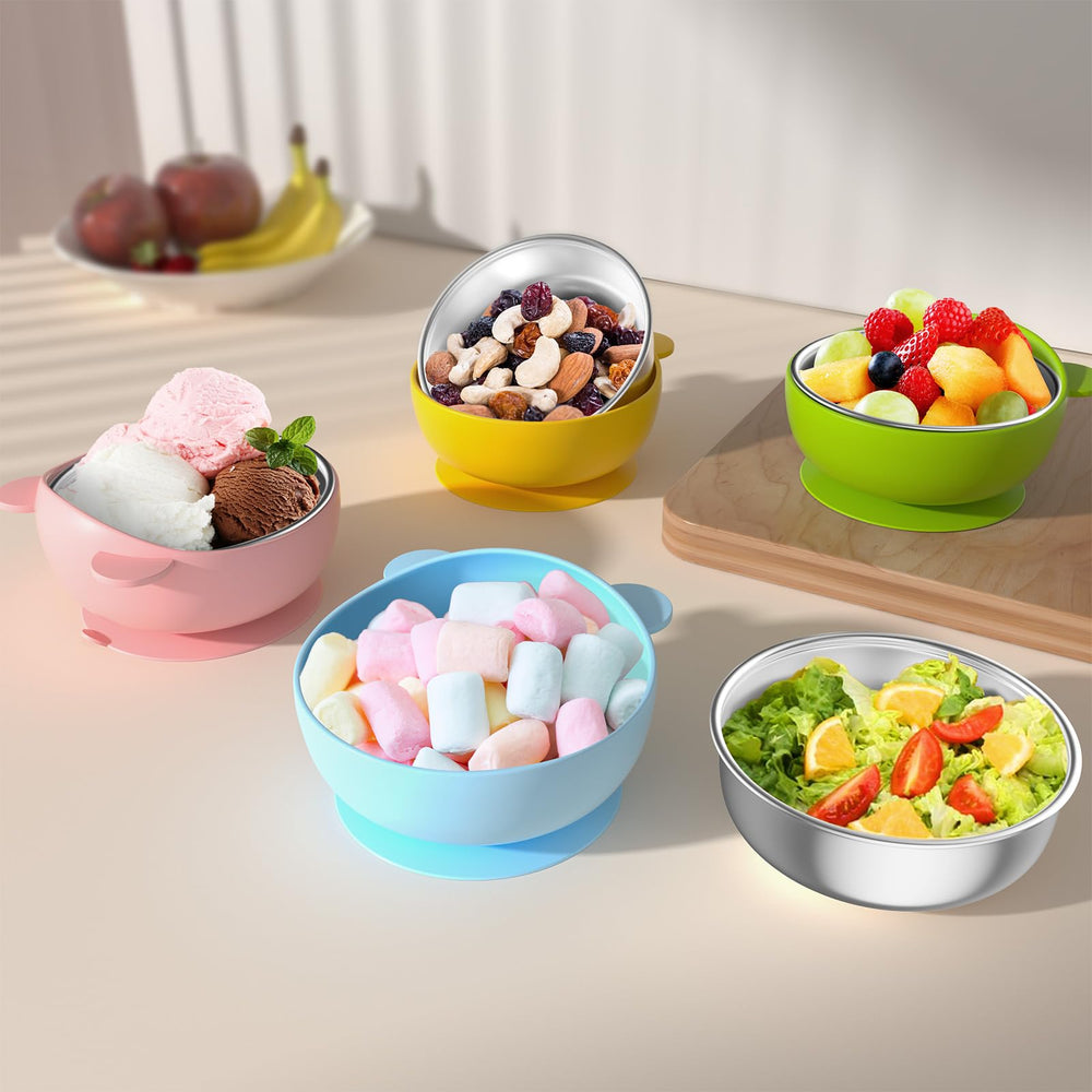 Bakpoco four-color set adds fun and helps with portioning.